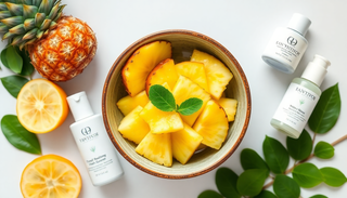 At-Home Enzyme Peel: Pineapple, Gotu Kola & Ceramides — A Brightening Cleanser for Clean Skincare and Clinical Results at Home