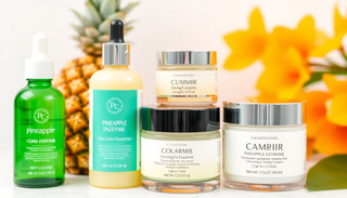 Brighten, Plump, Repeat: Pineapple Enzymes, Gotu Kola & Ceramides — A Clean-Skincare Trio for Clinical Results at Home